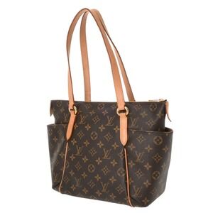 Louis Vuitton Tote Brown Monogram Bag Totally Canvas